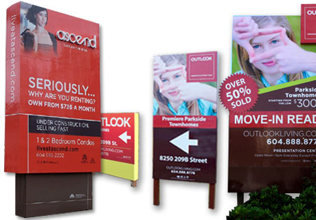 Billboard Signs for Developers and Construction Sites.