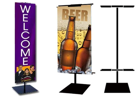CPH500-1 Single sided Mall Banner Stands.
